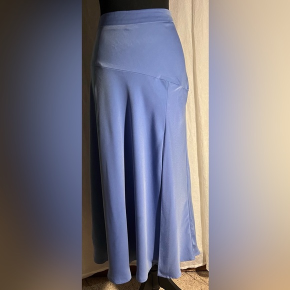 Banana Republic Dresses & Skirts - Banana Republic satin Blue maxi Skirt